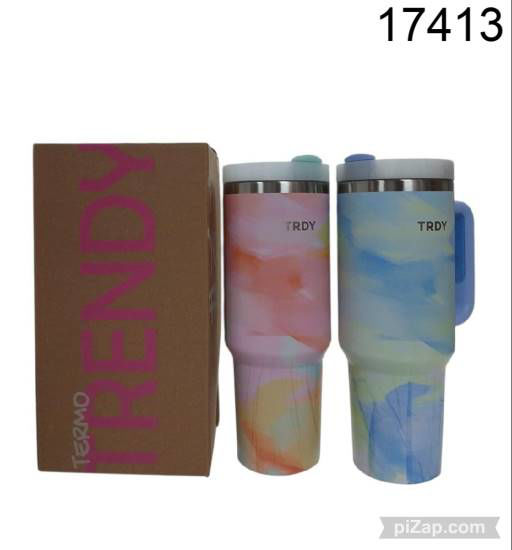 Imagen de VASO TERMICO TRENDY 1200ML DOBLE PICO 8.26
